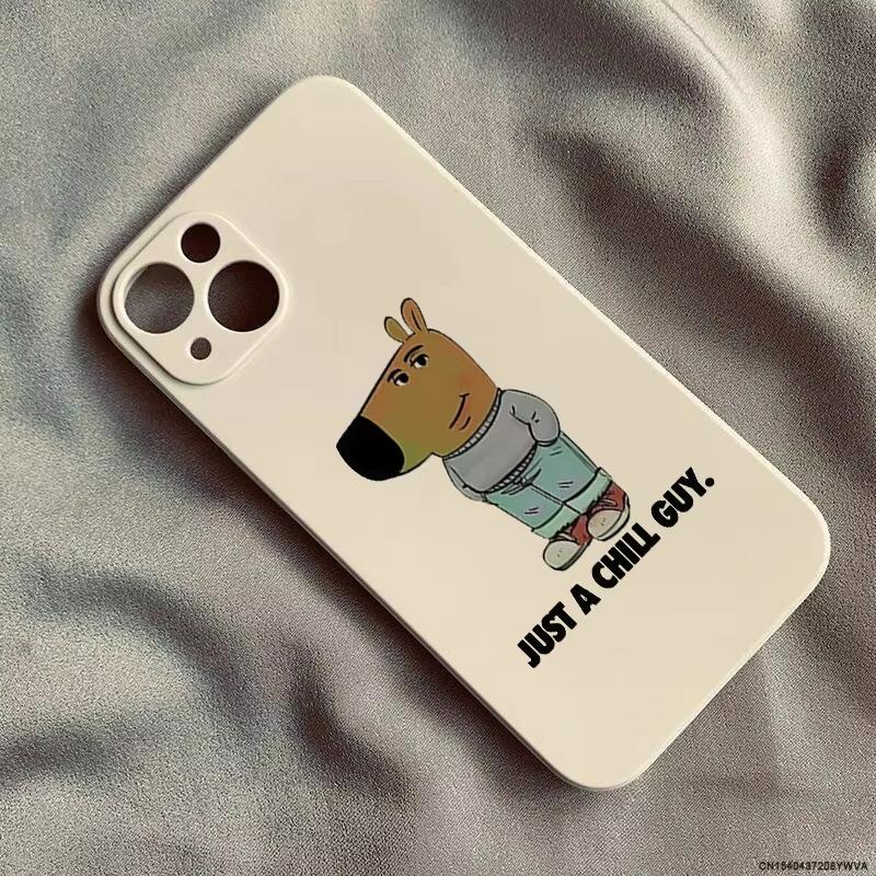 

Гарячий МЕМ Чіл Хлопець Чохол для Телефона Для IPhone 16 15 14 13 12 11 Pro Max X XR XS 7 8 Plus Mini SE 2020 2022 Я Просто Чіл Хлопець iPhone 13 Mini