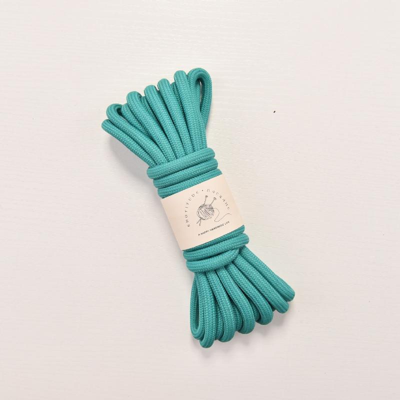 8mm Polyester Core Rope 5m Colorful Braided Cord for Pet Leash Making Rope Crochet Bag Strap Handmade Craft Clothing Accessories