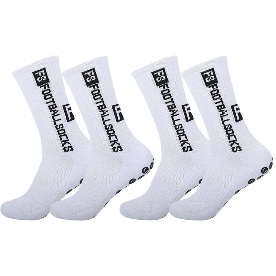 2Pairs Grip Socks Designed for Men and Women  Football Basketball Baseball Rugby Soccer Exercise Athletic Socks