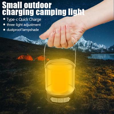 1500 MAH Akku wiederaufladbare Lampe Tragbare Power Bank Ladelicht Hochleistungs-LED Langlebige Laterne Notbirne Campingbedarf