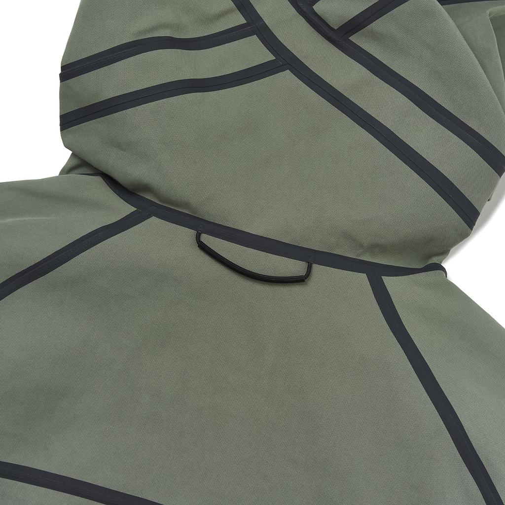 Nike Tech Storm Fit Winddichte Waterdichte Losse Lange Mouwen Jas Heren Jas Licht-Legergroen Zwart HM9474-320