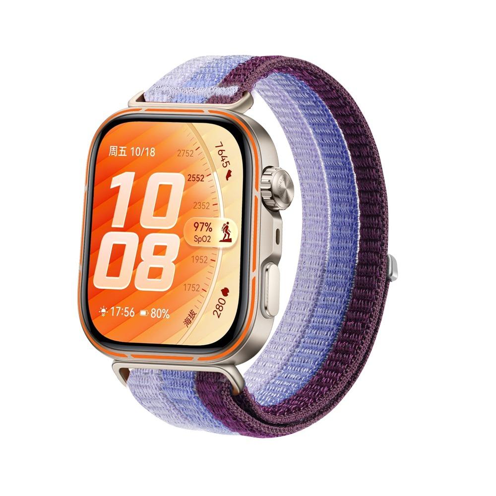 Official Nylon Loop Woven Strap for HUAWEI WATCH FIT 5/4 Pro Braided Comfortable Breathable Wristband for Huawei Watch Fit 5-4-3