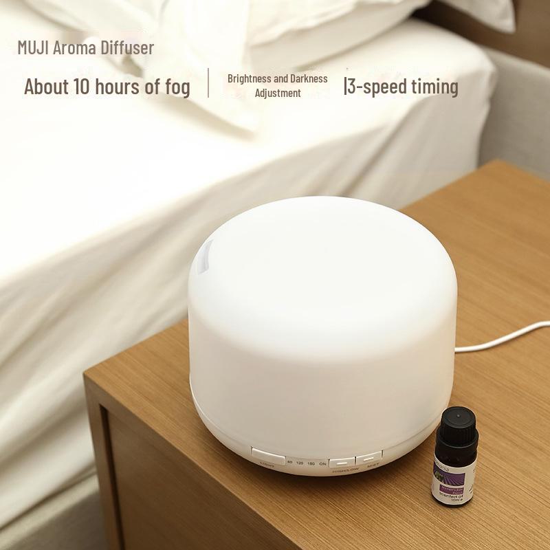 500ml MUJI Ultrasonic Aromatherapy Humidifier & Quiet Air Purifier