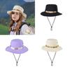 Summer Wide Brim Sun Hat With Waterproof Quickdry Fabric For Outdoor Activities
