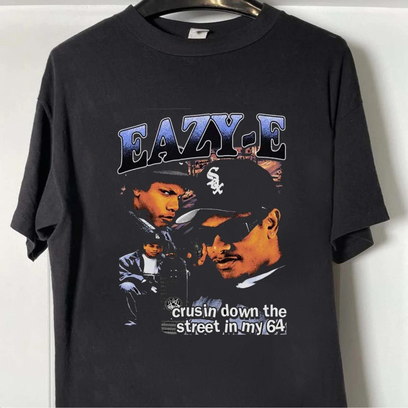 Винтажная футболка Eazy E, футболка Eazy-E Crusin The Street, для фанатов рэпера Eazy-E XS