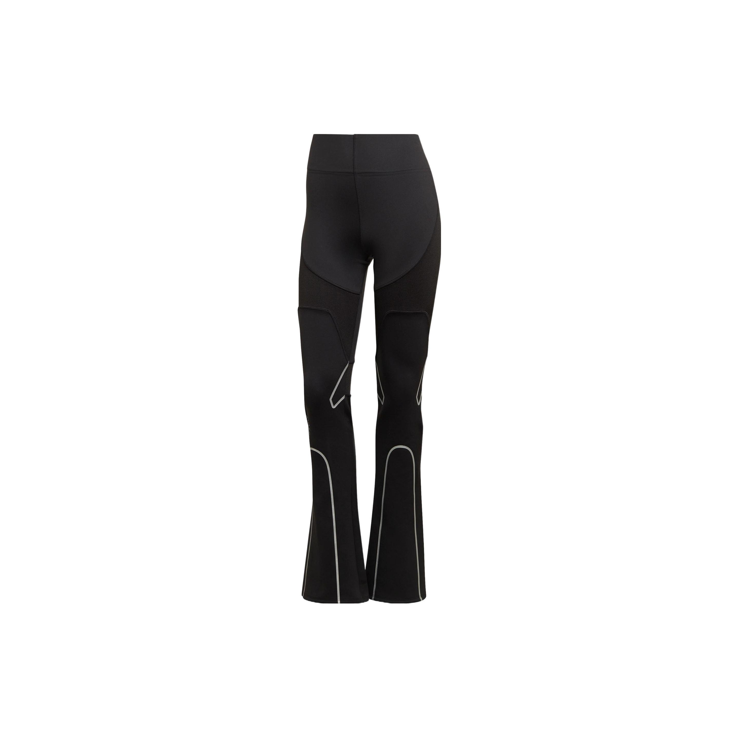 Леггинсы женские Adidas Stella McCartney Knitmix с логотипом и принтом, однотонные, черные HM8170 M