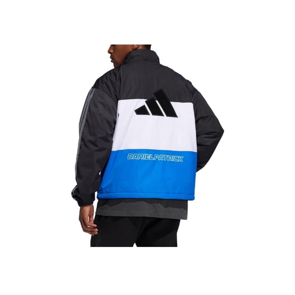 Adidas Jachetă Caldă cu Guler Înalt Sport Retro Color Block pentru Bărbați Jachetă GH1471