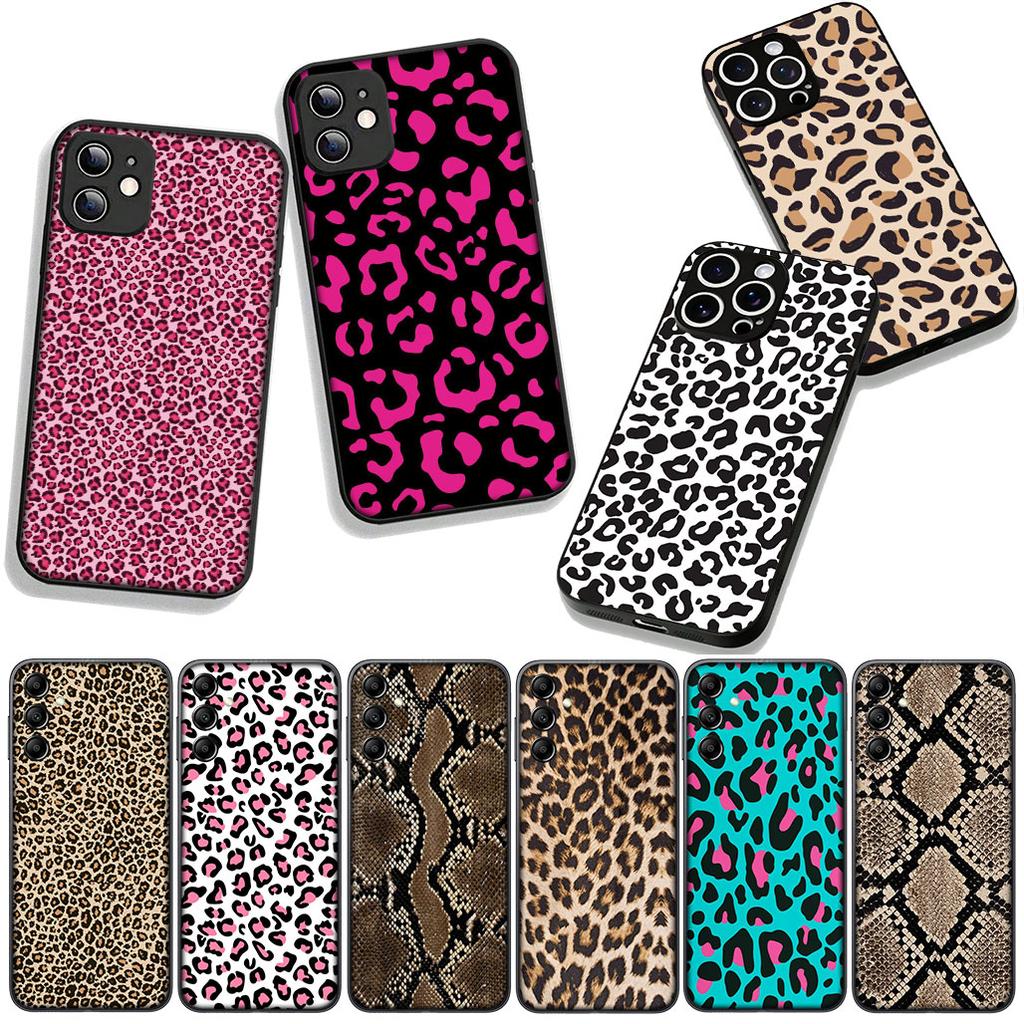 Phone Cover Cow Print Leopard Snake Casing for Apple iPhone 17 16 11 Pro XS Max XR 6 7 8 Plus + 16E SE 2020 Air 5 8+ Case