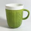 Multi Colored Ceramic Mugs Wool Knit Style Ceramic Coffee Mug Fun Milk Tea Cup with Handle Office Drinkware Cup Christmas Gifts