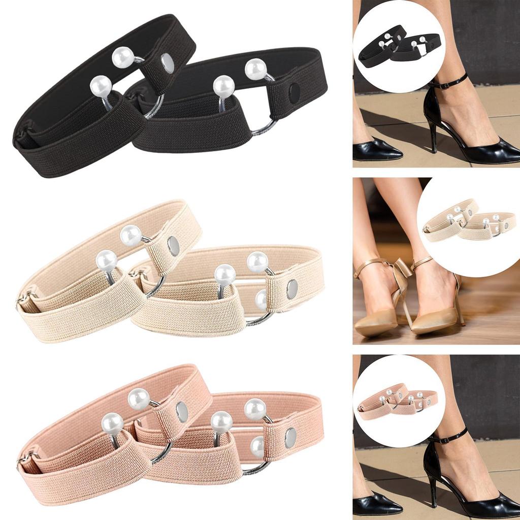 High Heels Shoelace Women Anti Slip Shoe Belt for Anti Loose Fixator Ties for Parties Work Wedding Celebration Daily Wear
