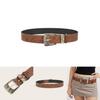Fashion Flower Pattern Metal Buckle Decoration Women Casual Belt For Unisex Fashion