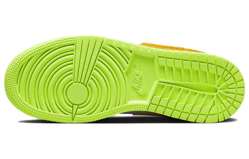 Jordan 1 Low White Coconut Milk Ghost Green Laser Orange (GS)