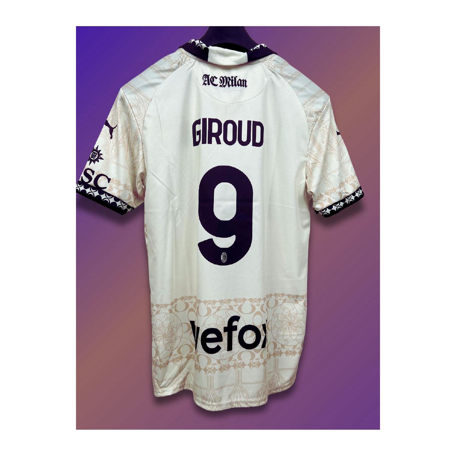 

Белая футбольная футболка для взрослых Milan s Giroud Plea.sure S чистый