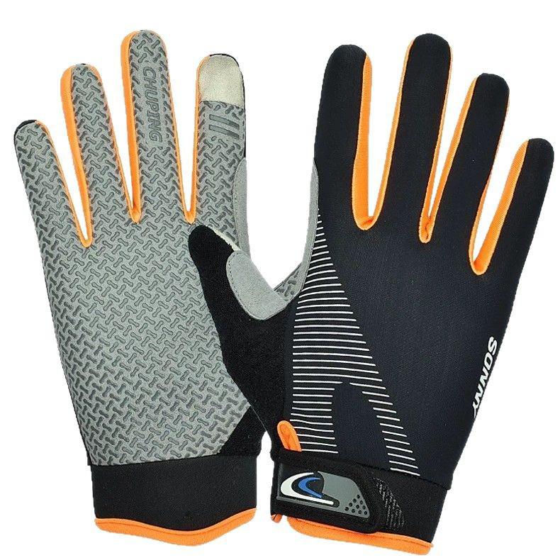 Unisex Parmaksız Bisiklet ve Balıkçılık Silikon Eldivenleri – Kaymaz, Dokunmatik Ekran Uyumlu, Güneş Korumalı