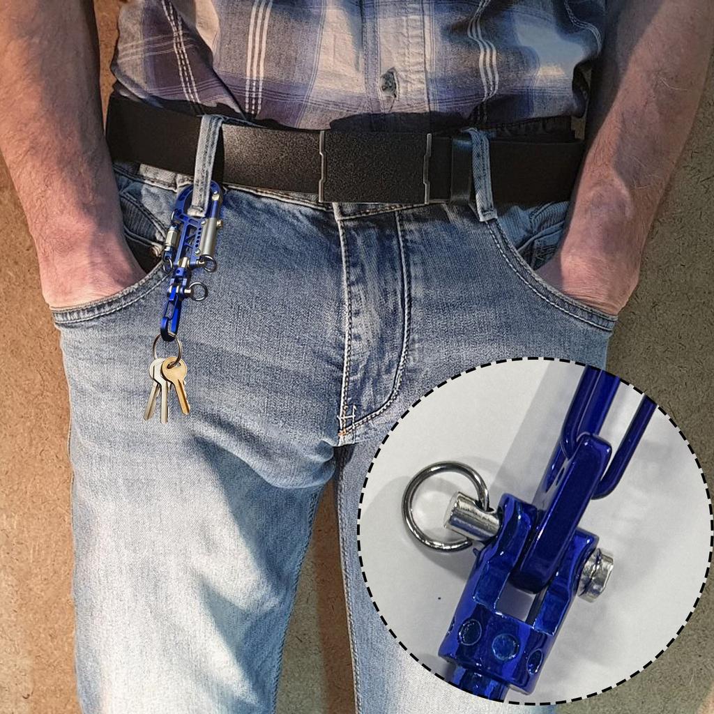 Keychain Bolt Carabiner-Evo / Base + 2 Small Titanium Carabiner