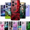 Glass Back Cover For Honor X5c Plus Case Coque Hard Tempered Glass Case For Honor Play 10A X5c Plus Phone Case Cover Soft Bumper