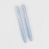 Quick-Drying 0.5mm Black Gel Pen with White Brush Tip - Ideal for Students