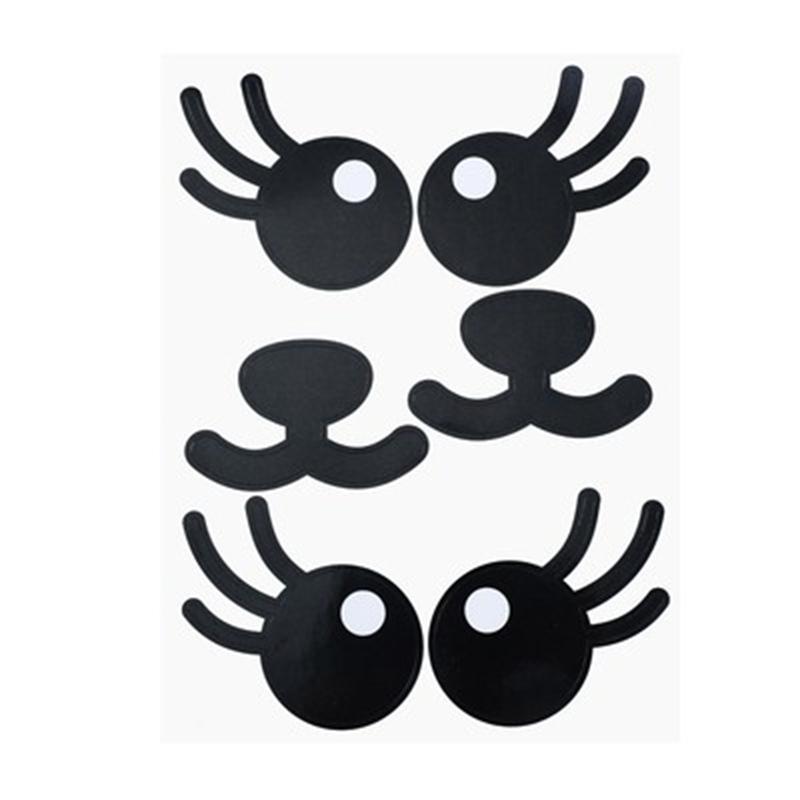 5/10pcs Balloon Wave Ball Cartoon Shape Sticker Handmade Creative DIY Decoration Super Cute Animal Eye Expression Self Adhesive