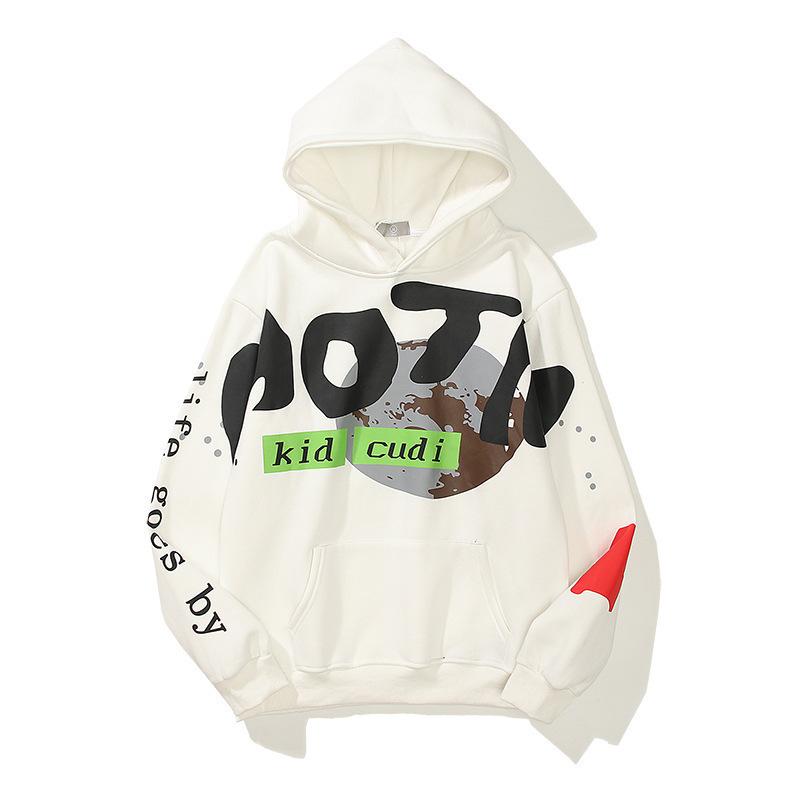 European and American street trendy brand men and women with the same 3D digital printing retro casual high street hoodie