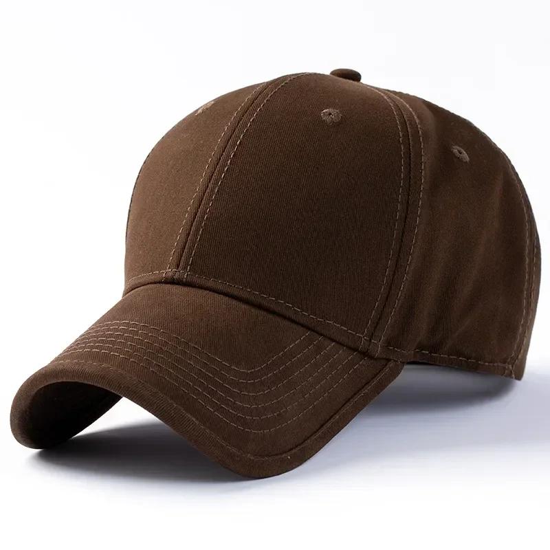 Casquettes de Baseball Grande Taille à Grande Tête pour Hommes Femmes Chapeau de Soleil Décontracté d'Extérieur Gorras Homme Couleur Unie Casquette Papa 60 63cm Grande Taille