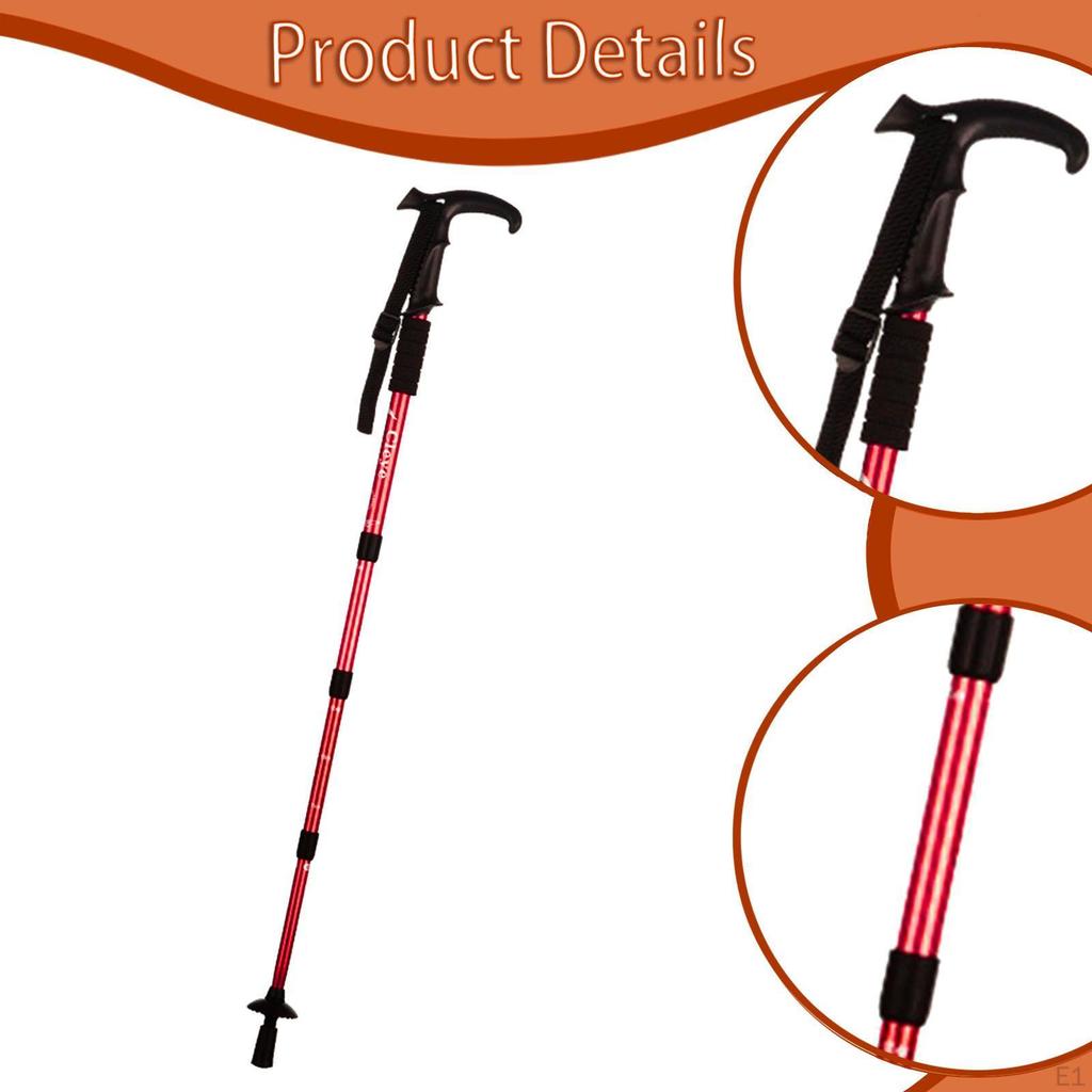 Hiking Poles Adjustable Portable Walking Cane for Backpacking