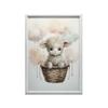 Sheep On a Cloud Walk Sheep On a Cloud Walk, 50X70 Cm, Unframed, Premium Canvas On Stretcher