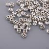 100 Pcs Beads with Rhinestone Flatback Buttons to Sew on Gem - 5