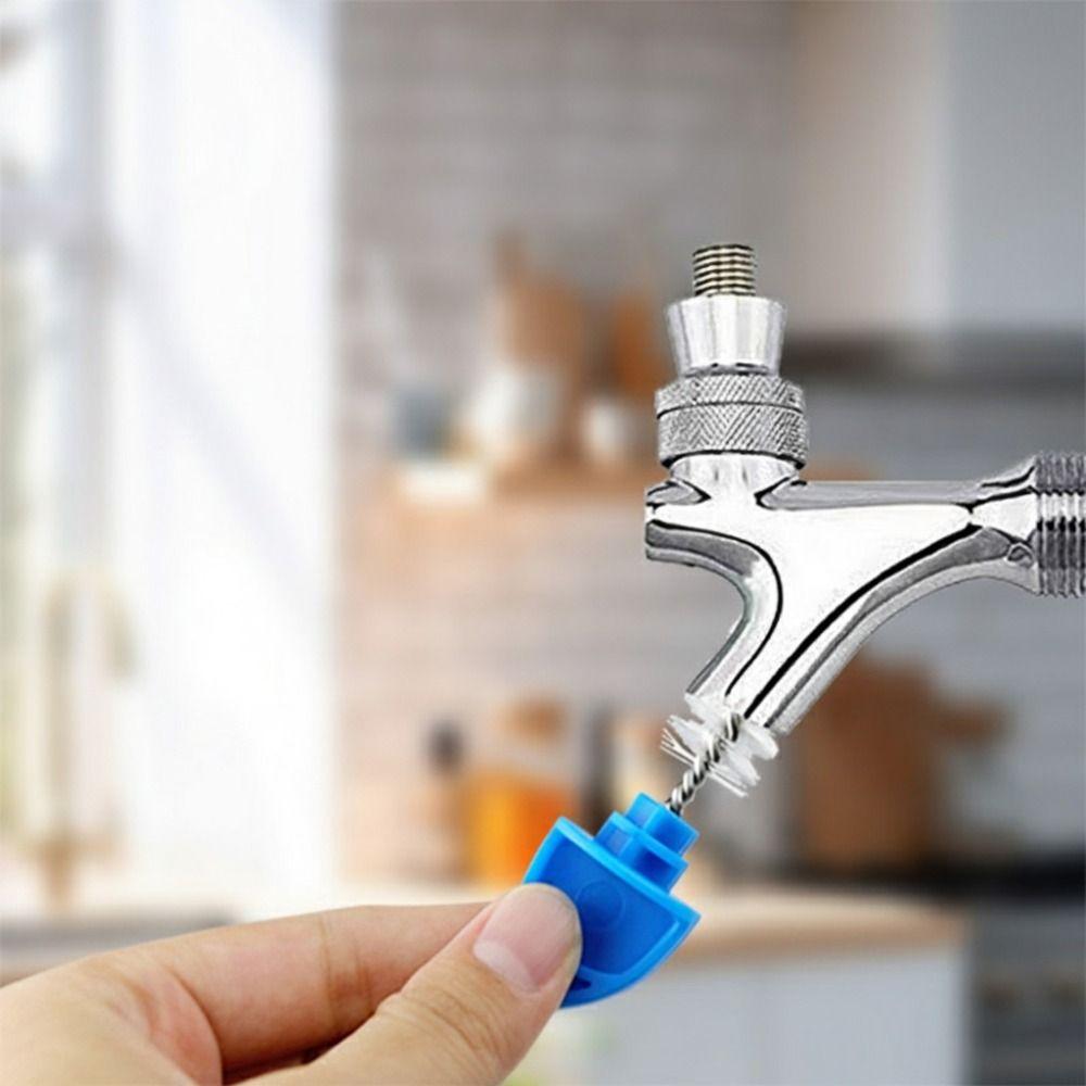 10PCS Easy To Use Beer Tap Cleaning Brush Various Taps Compatible Insectproof Food Pipe Opening Brush Flyproof Dustproof