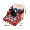 With Drawer Typewriter Music Box Nostalgic Music Box Ornaments Retro Old Typewriter Model  Friends