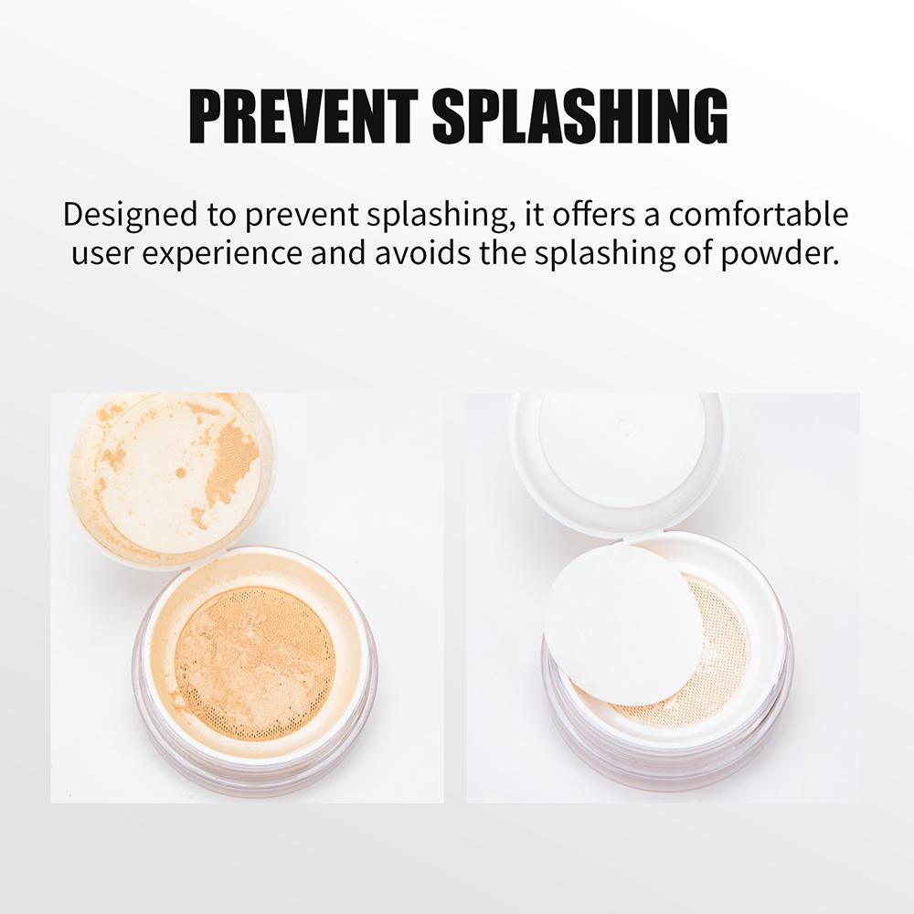 5 Color Luxury Powder for Women Face Foundation Pearlescent Powder Bottle Loose Powder Authentic Oil-Control Beauty Make Up Art Tools