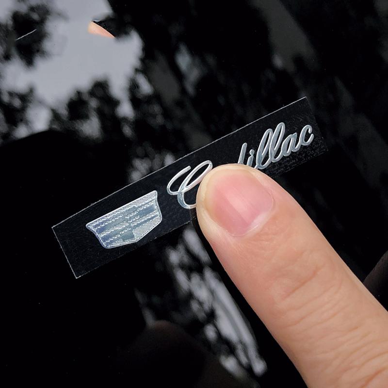 Auto Metall-Emblem Wischer-Aufkleber Reflektierende Styling-Aufkleber für Cadillac Escalade CTS ATS SRX XT4 XT5 XT6 STS XTS SLR CT4 CT5 CT6