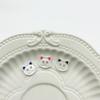 40pcs Cute Resin Cat Buttons 12mm Kitten Head Buttons Fashionable Kitty Buttons  Cardigan Sweater