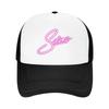 Romantic Pink White Selena Font Perfect Selena Quintanilla Mesh Baseball Caps Women Summer Male Hunting Hat Fishing Trucker Cap