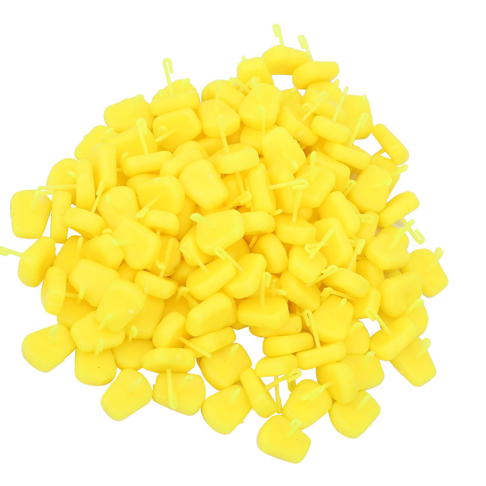 

150 Pcs Set 4 Colored Fishing Floating Corn Soft Artificial Bait Simulation Corn GrainYellow жёлтый