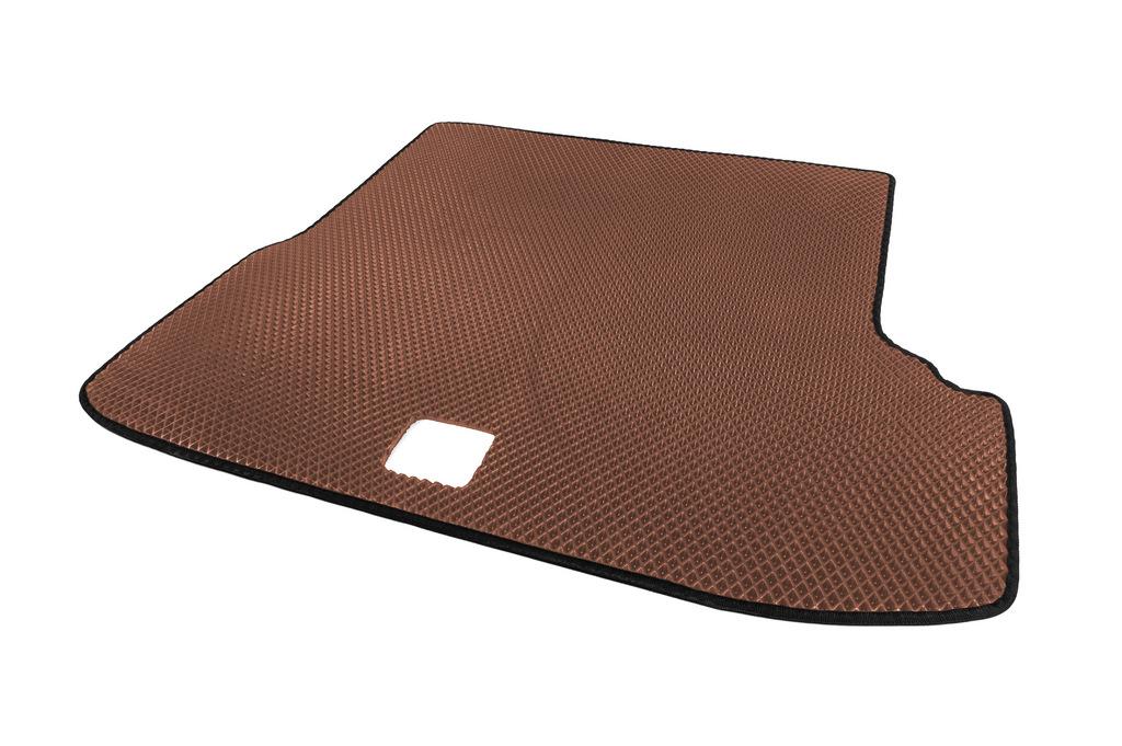 Trunk Mat (SW) (with a Hole) (EVA, Brown) V-2 for Skoda Octavia III A7 2013-2019