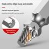Fine-Tooth Reverse Thread Screw Extractor and Remover for Stripped or Broken Screws