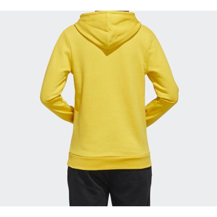 Adidas Neo Side Stripe Knit Hoodie Men Yellow FU1071
