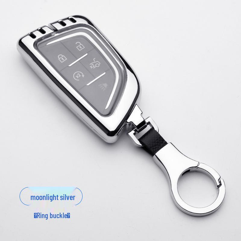 Cadillac ATLS/XTS/XT4/XT5/CT6/SRX Metal Car Key Case Keychain