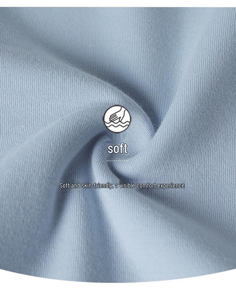 Women's Summer Korean-Style Cotton Cropped Pajamas with Split Sleeves - Cute, Versatile Two-Piece Set for Home or Outdoor Wear.