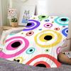 Blanket Flannel Warm Comfort Soft Plush Color Blanket For Sofa Evil Living Room Office Bedroom Travel Eye Gift