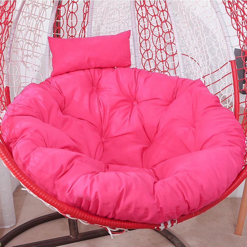Rattan Swing Chair Cushion Hanging Egg Chair Soft Mat Pad Cover Inoutdoor Patio