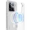 For Xiaomi 15 Pro Clear Phone Magnetic Case TPU+Acrylic Back Cover