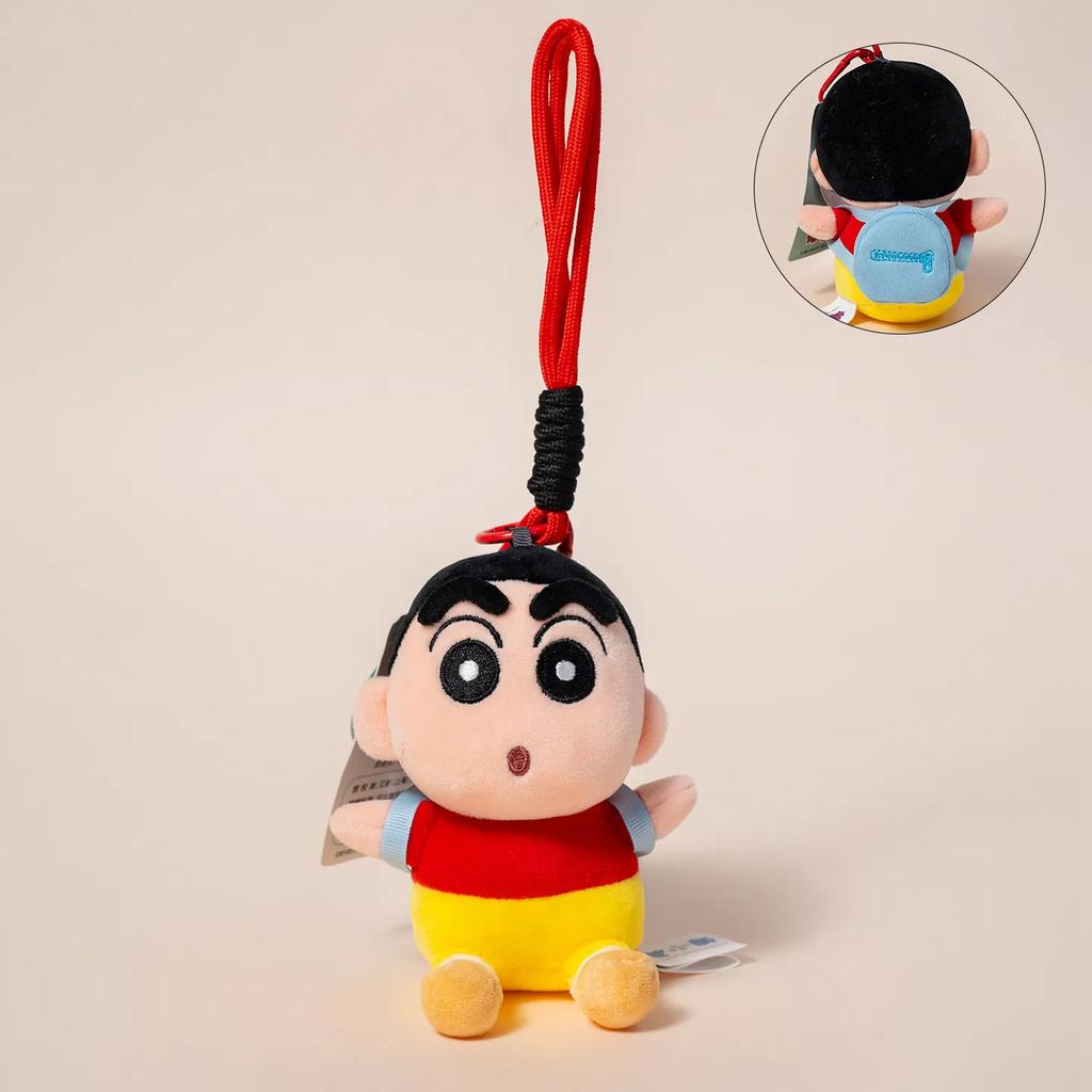 HQ With Tag Crayon Shin-chan Plushies Toy Stuffed Anime Shin Chan Turn Into Waniyama Bee Turtle Doll Backpack Pendant Gift