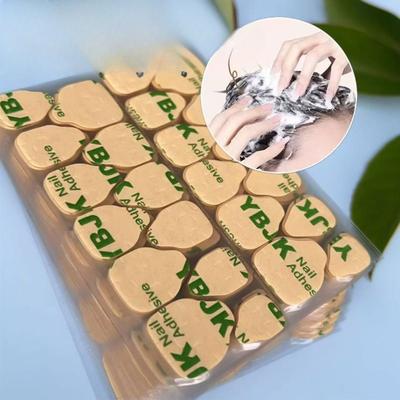 Kraft Paper Wearable Nail Jelly Glue, Super Sticky Ultra-thin Nail Jelly Glue, Special Waterproof