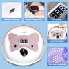 New 45 LED Nail Lamp Professional Gel Nail UV Light Dryer with knob 4 timer LCD display Quick Curing Gel Nail Lamp Salon Tool