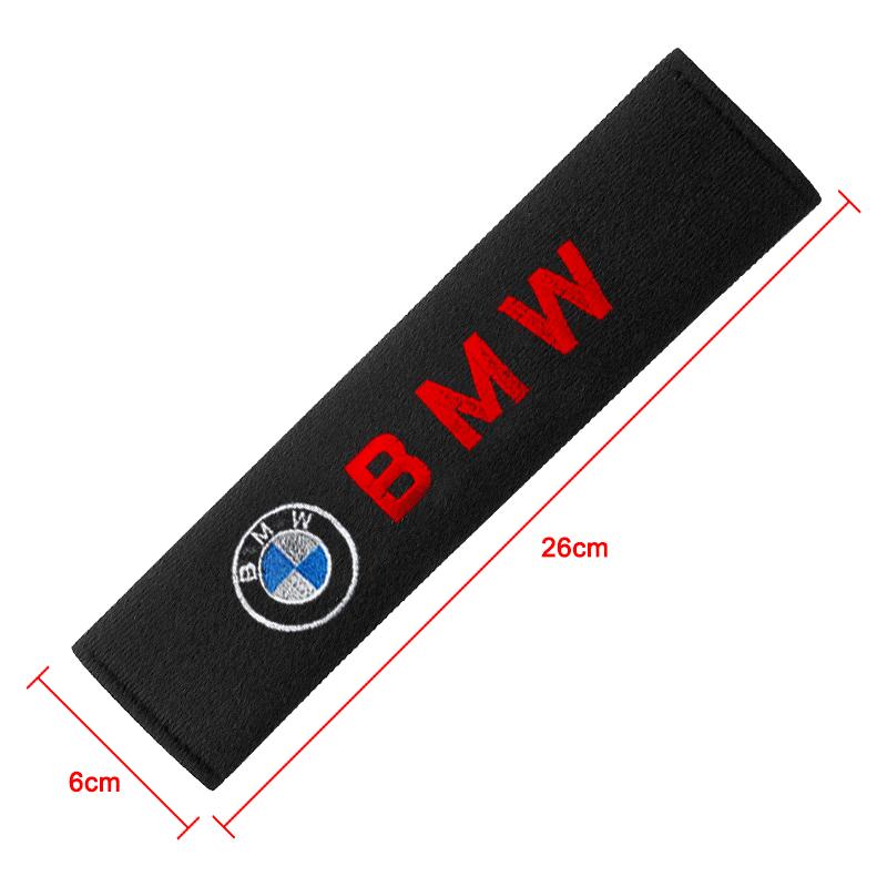 2Pcs Car Seat Shoulder Belt Cover Protector Pad Auto Accessories For BMW E39 E46 E90 E36 E60 E34 E30 F30 X1 X3 X5 X6 71 E92 E93 E87