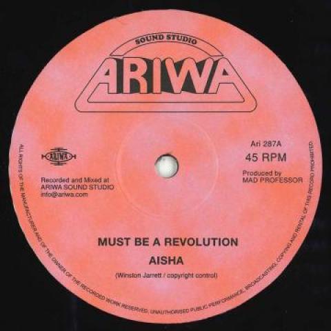 12inch Record AISHA / MAD PROFESSOR - Must Be A Revolution / Emmiter Dub ARI287 Ariwa UK 2020 UK Reggae, Ska & Dub