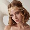 Glittering Diamond Hairband Multi Layer Wedding Hair Jewelry Forehead Headband