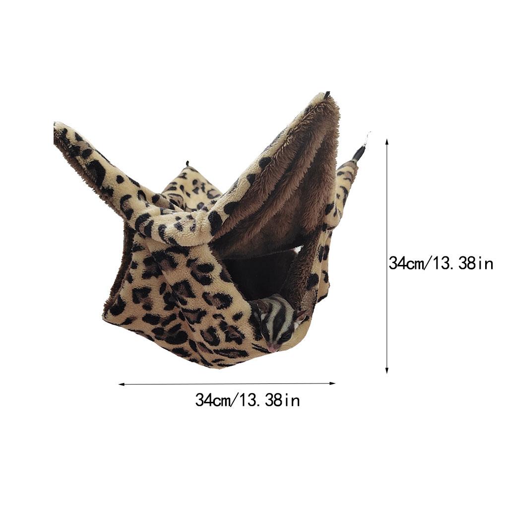 Ratten Hängematte Hängendes Doppelbett Tierkäfige Haus für Ratten Multifunktionell Vlies Süßes Geschenk Haustierzubehör