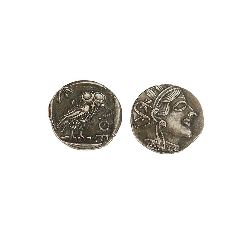 Vintage antike griechische Gedenkmünzensammlung, Heimdekoration, Geschenk, Kunsthandwerk